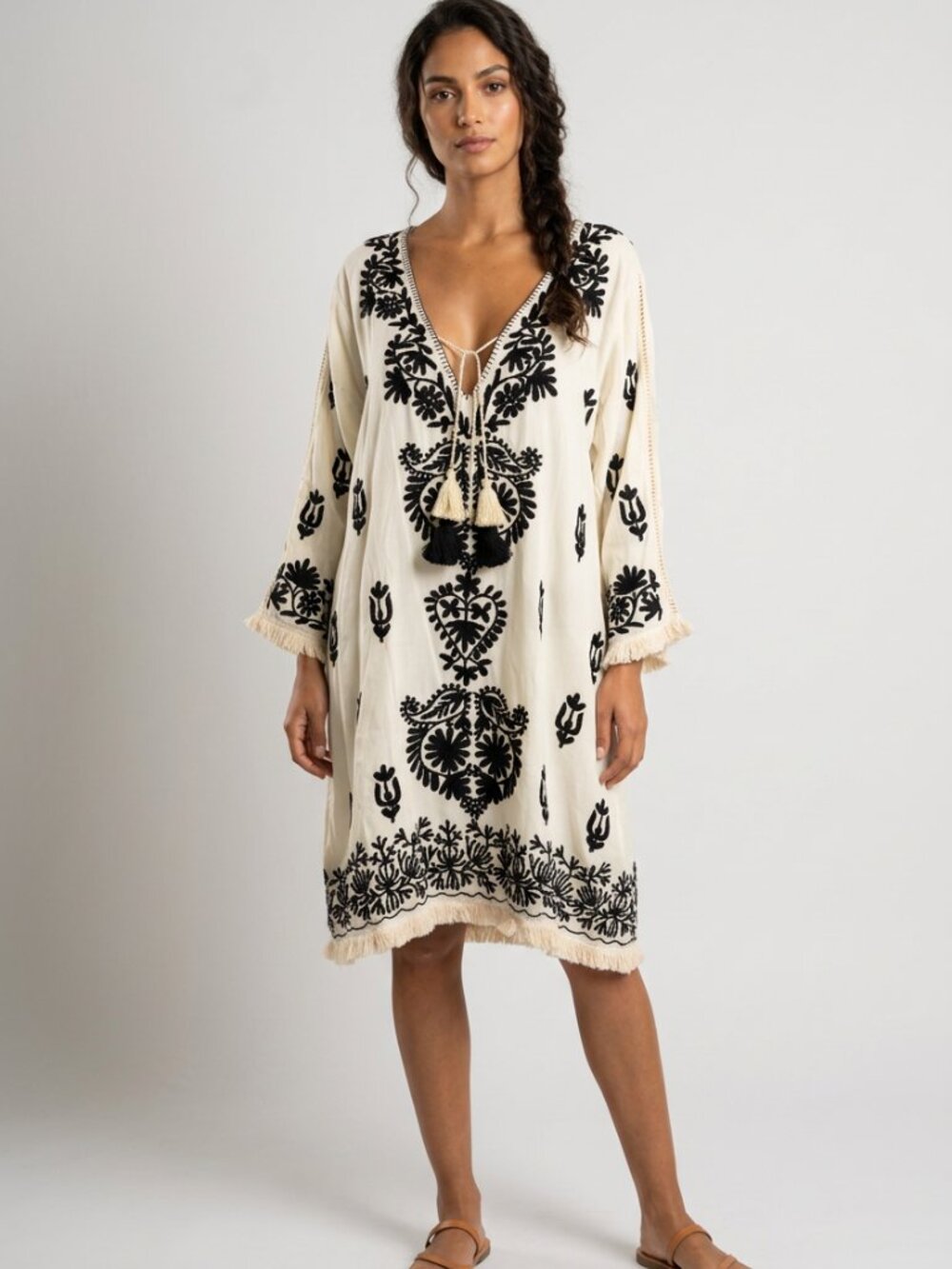 Aggie Pearl Black Cover-up